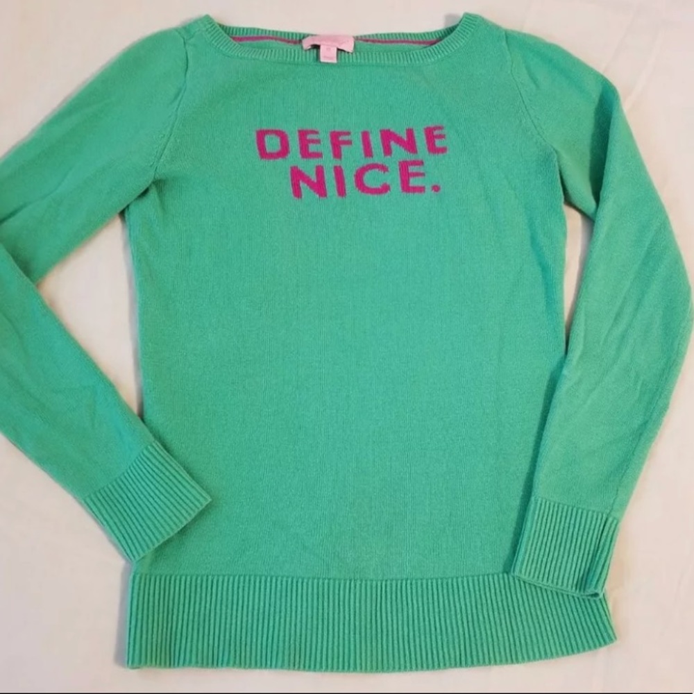 Lilly Pulitzer Define Nice Sweater